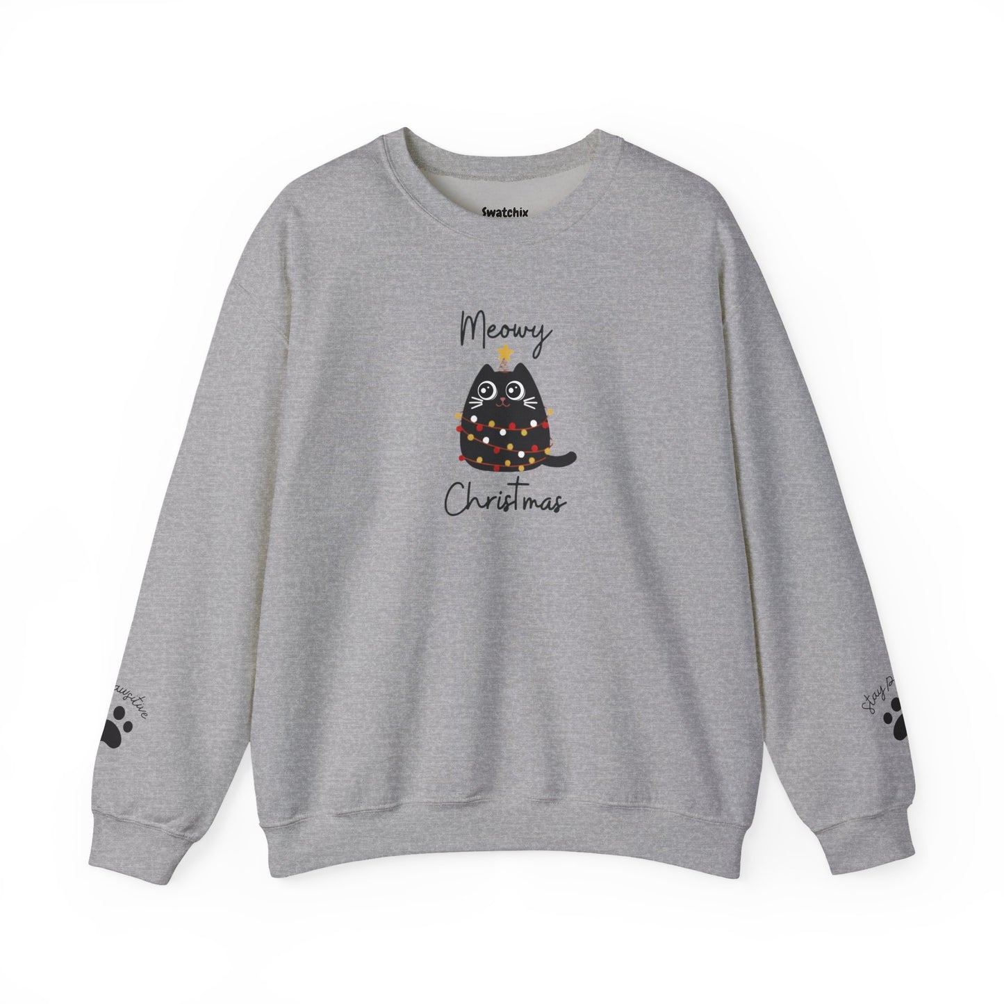 Meowy Christmas Unisex Crewneck Sweatshirt