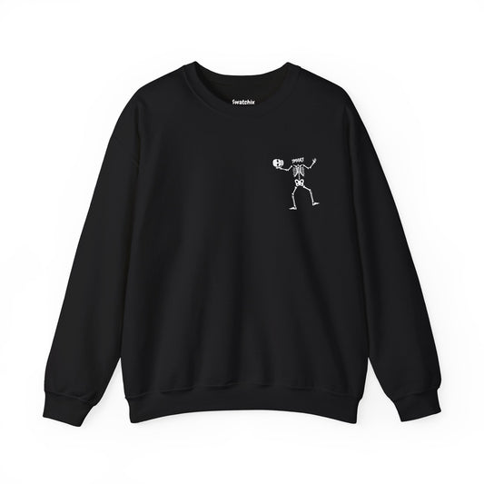 Spooky Skeleton Unisex Crewneck Sweatshirt