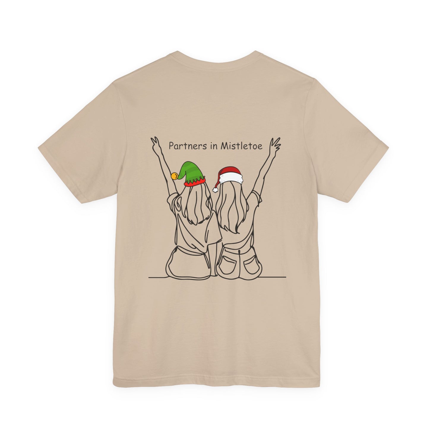 Mistletoe Mates Unisex Crewneck Tee