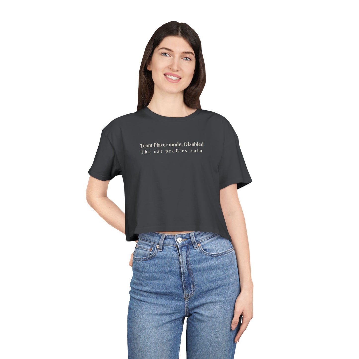 Team Player Mode Cropped Tee