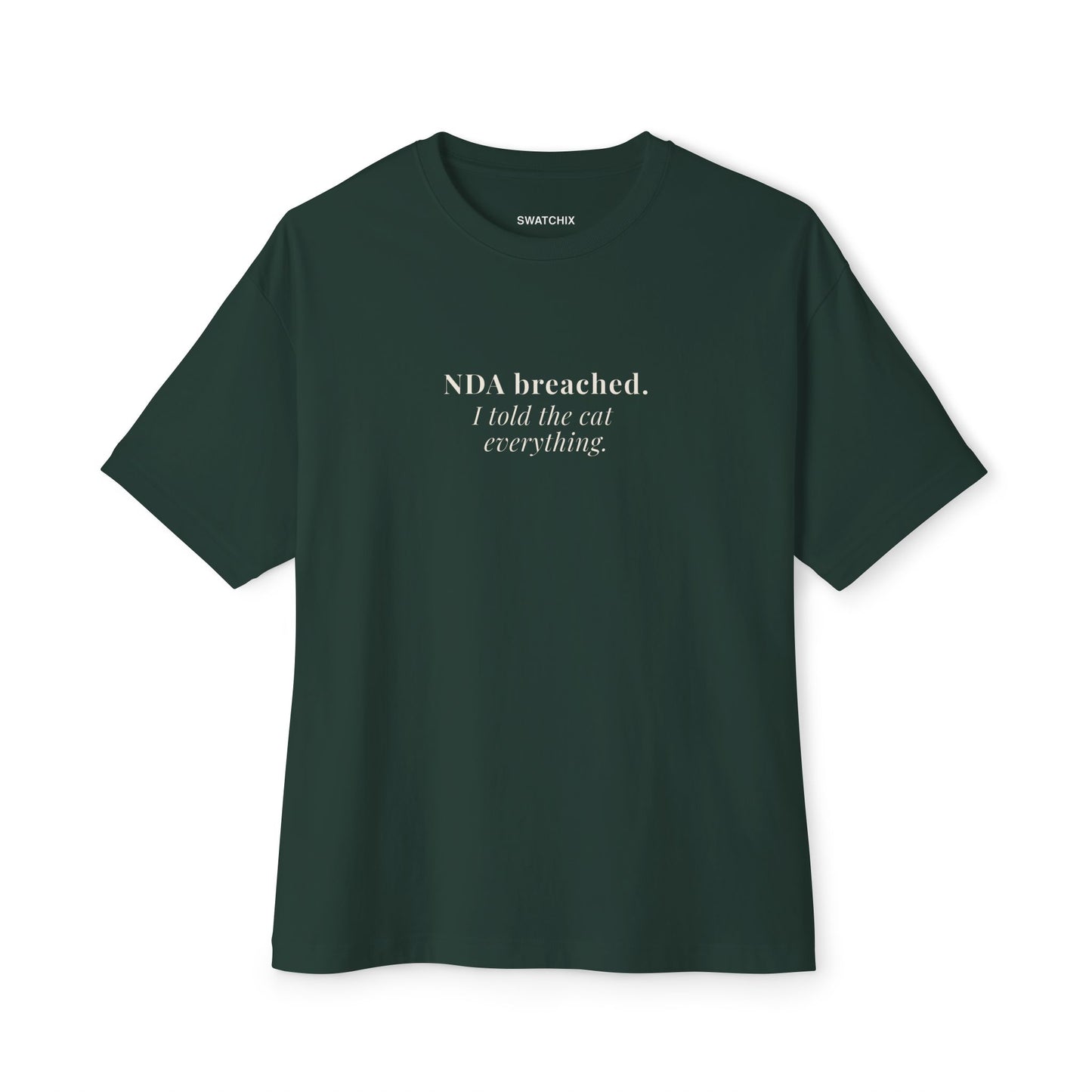 NDA Breached Oversized Tee