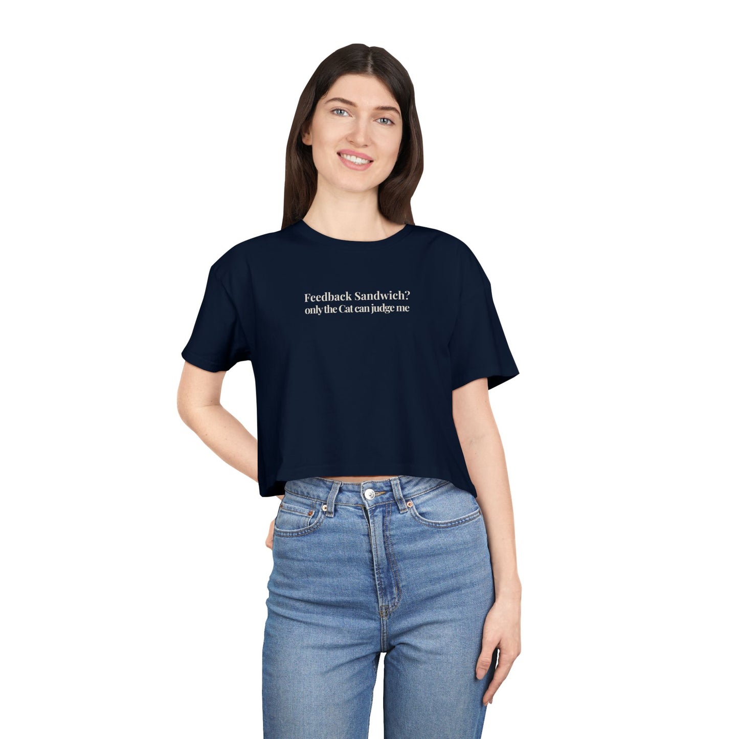 Feedback Sandwich Cropped Tee