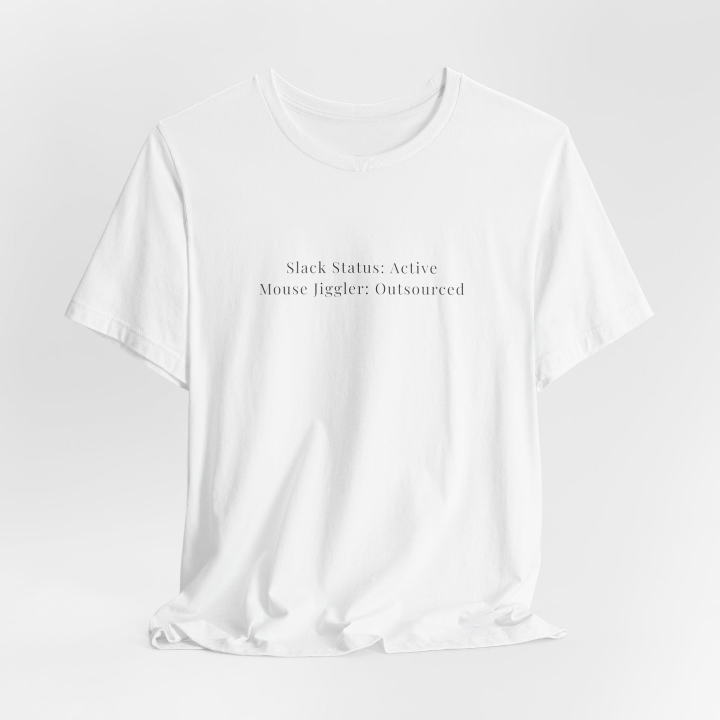 Slack Status Crewneck Tee