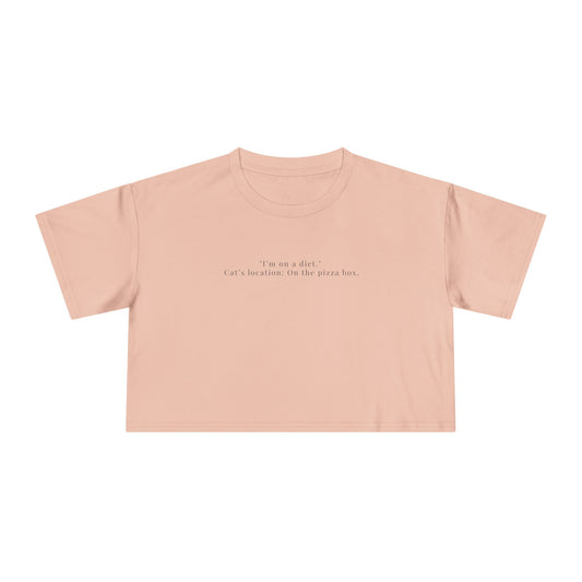 On Diet Cropped Tee