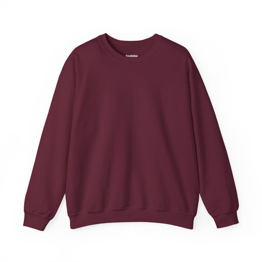 Unisex Crewneck Sweatshirt In Maroon
