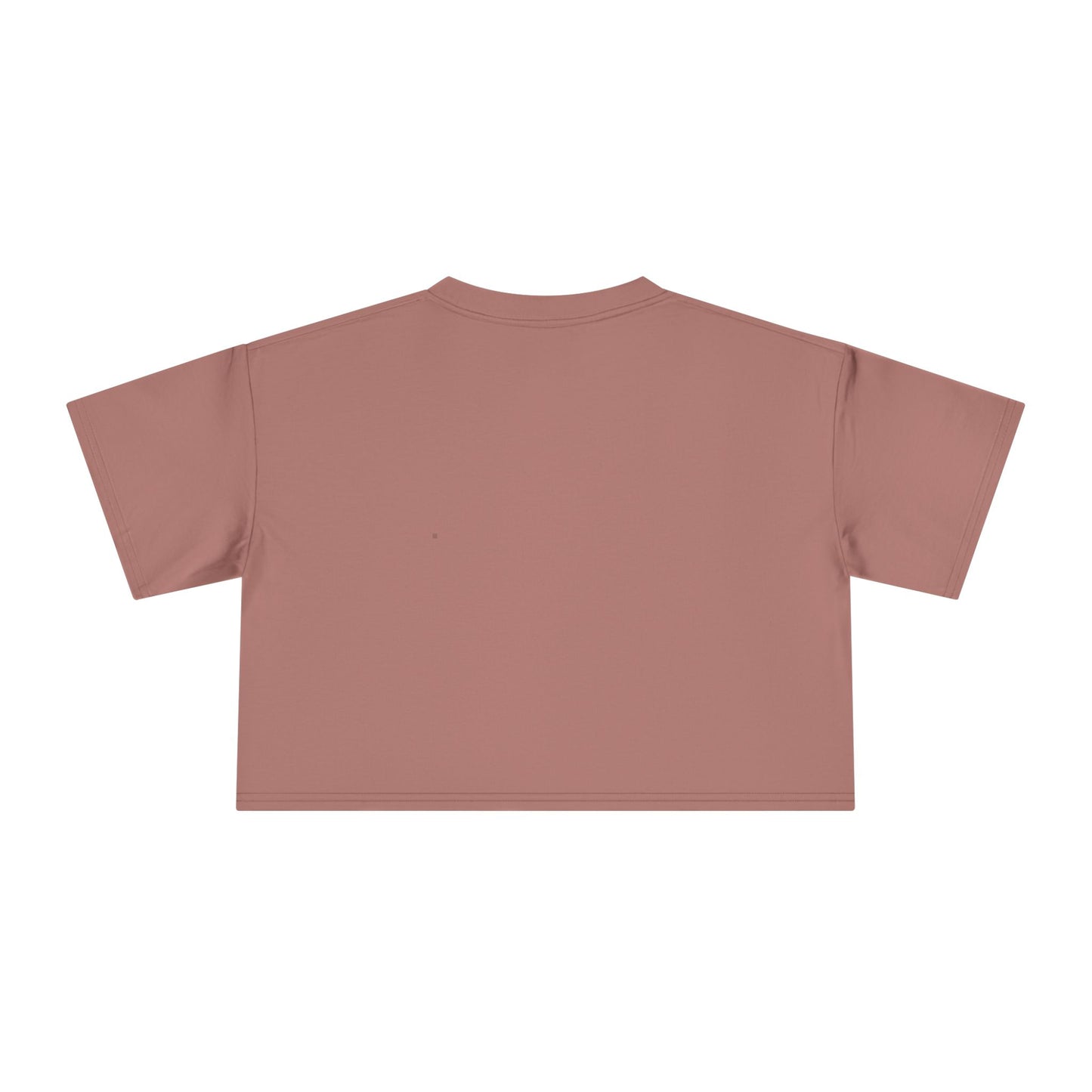 Crop Tee In Hazy Pink