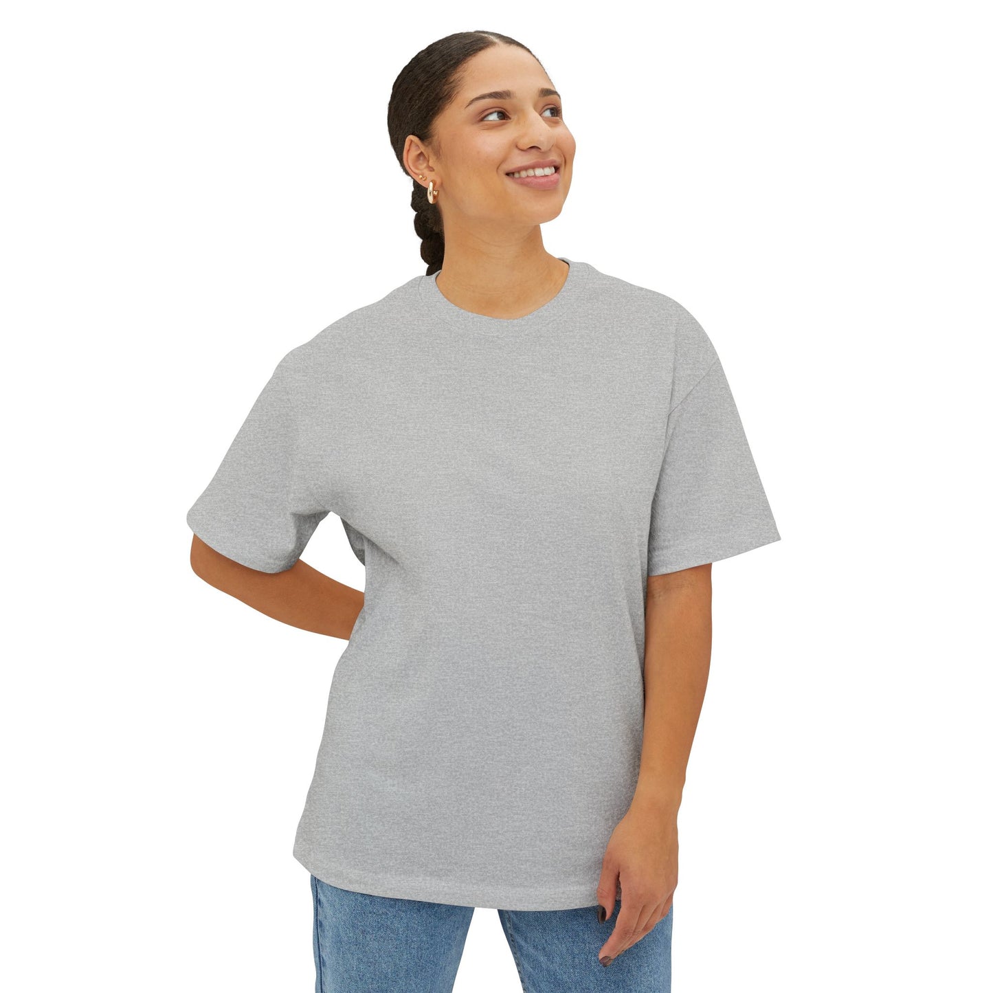 Oversized Tee In Athletic Heather