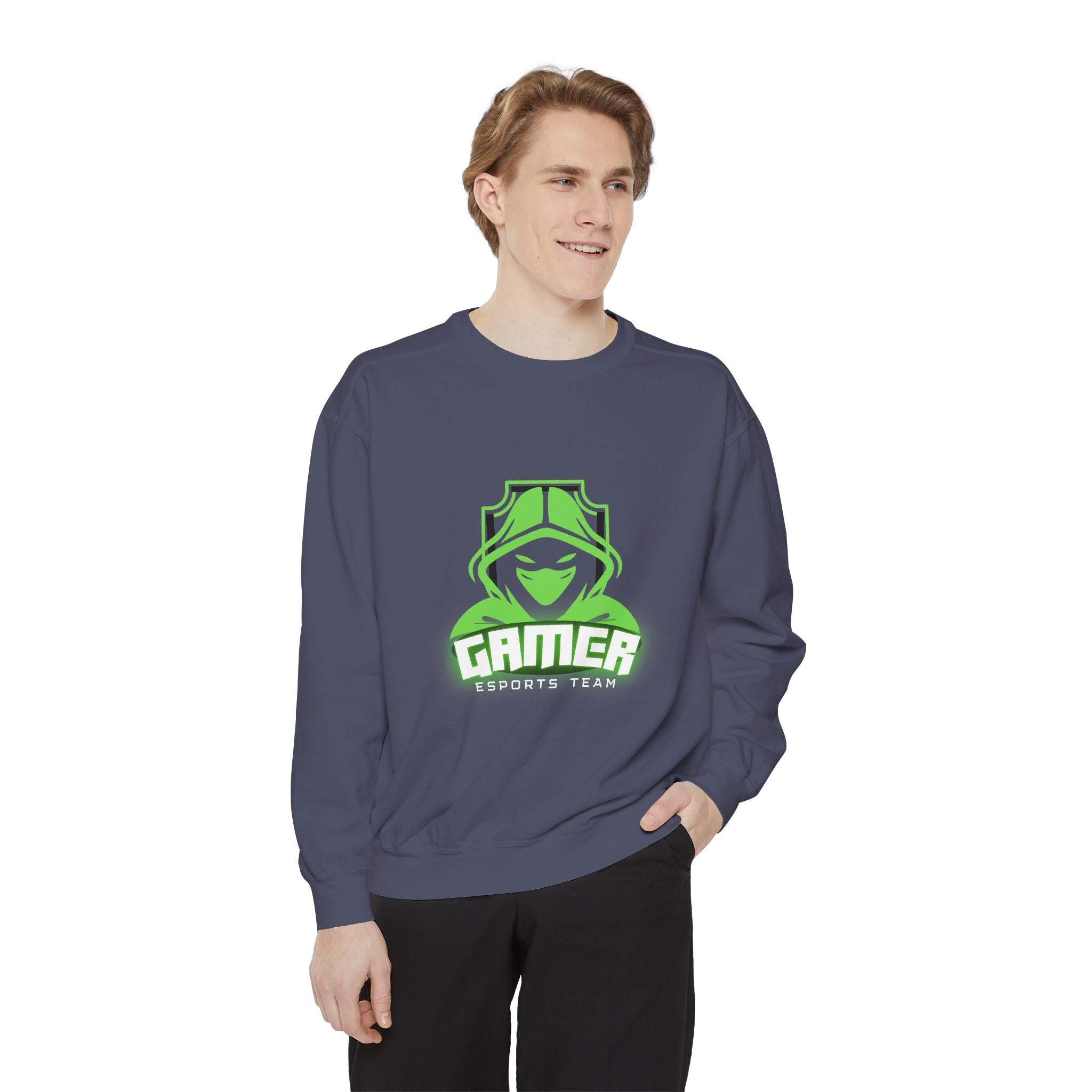 Gamer Sweatshirt - Unisex Garment-Dyed Hoodie for Gaming Enthusiasts