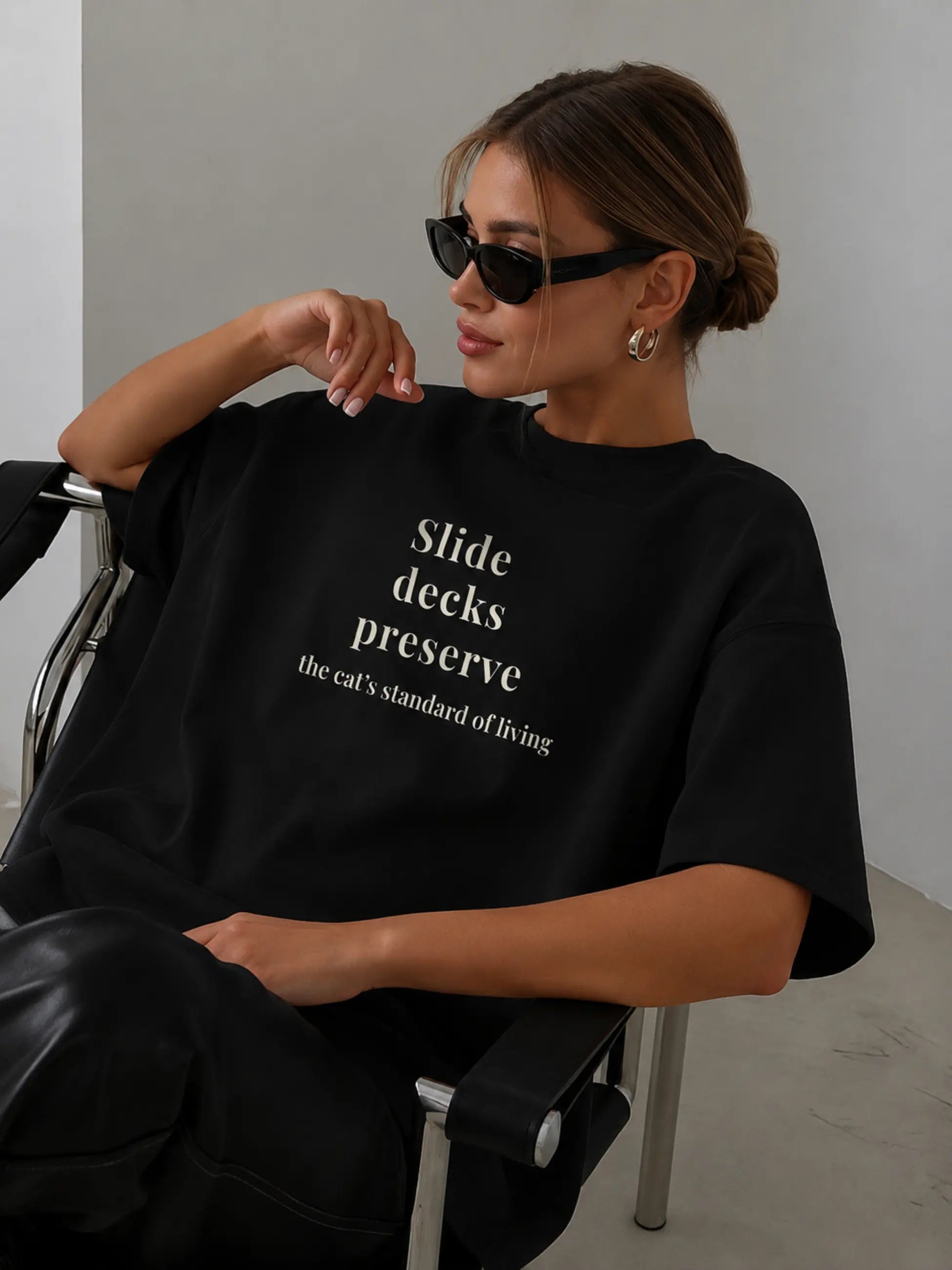 Slide Decks Oversized Tee