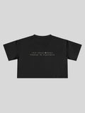 CEO Sleeps Cropped Tee