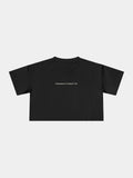 Emergency Contact Cropped Tee