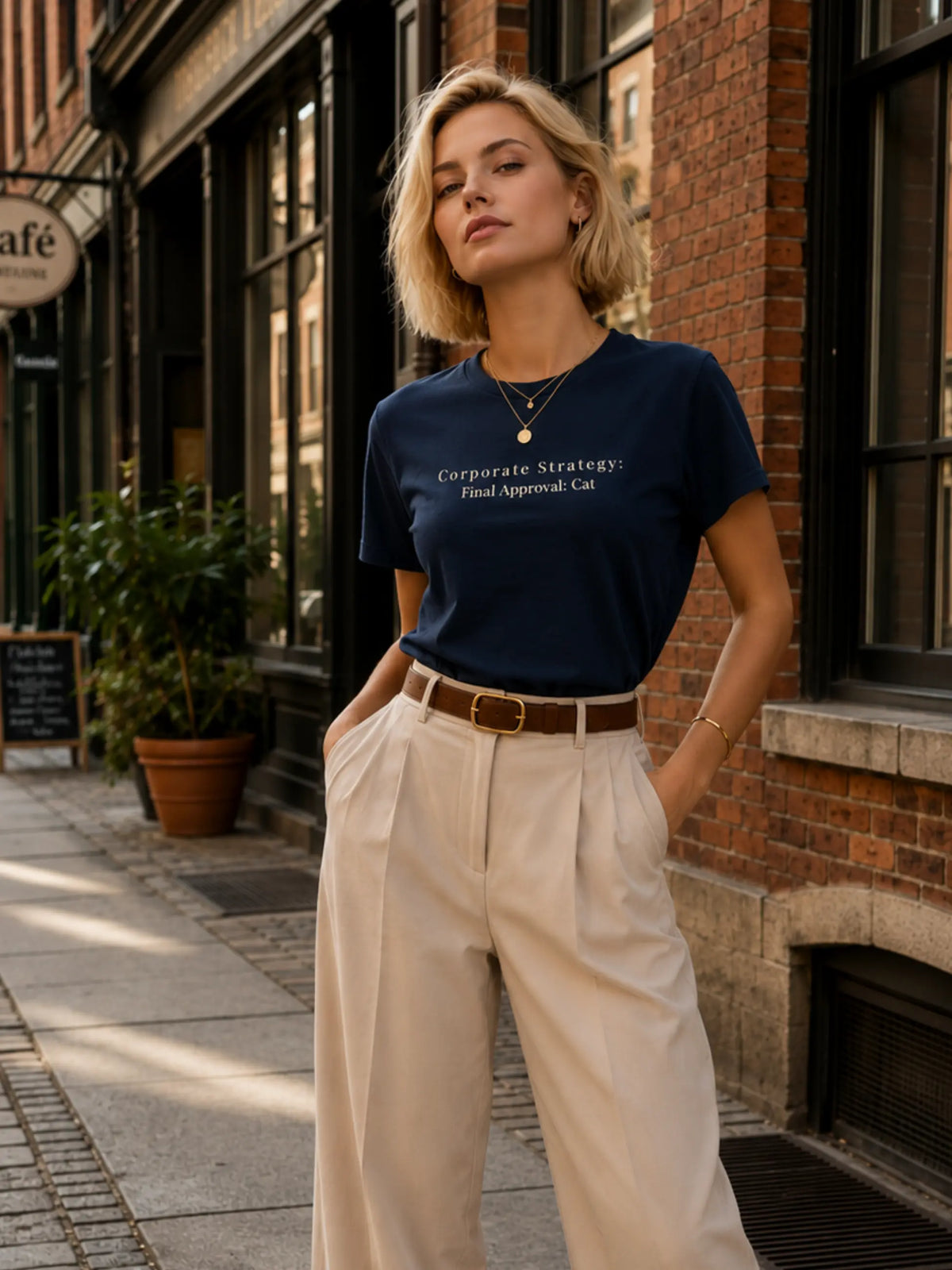 Corporate Strategy Crewneck Tee