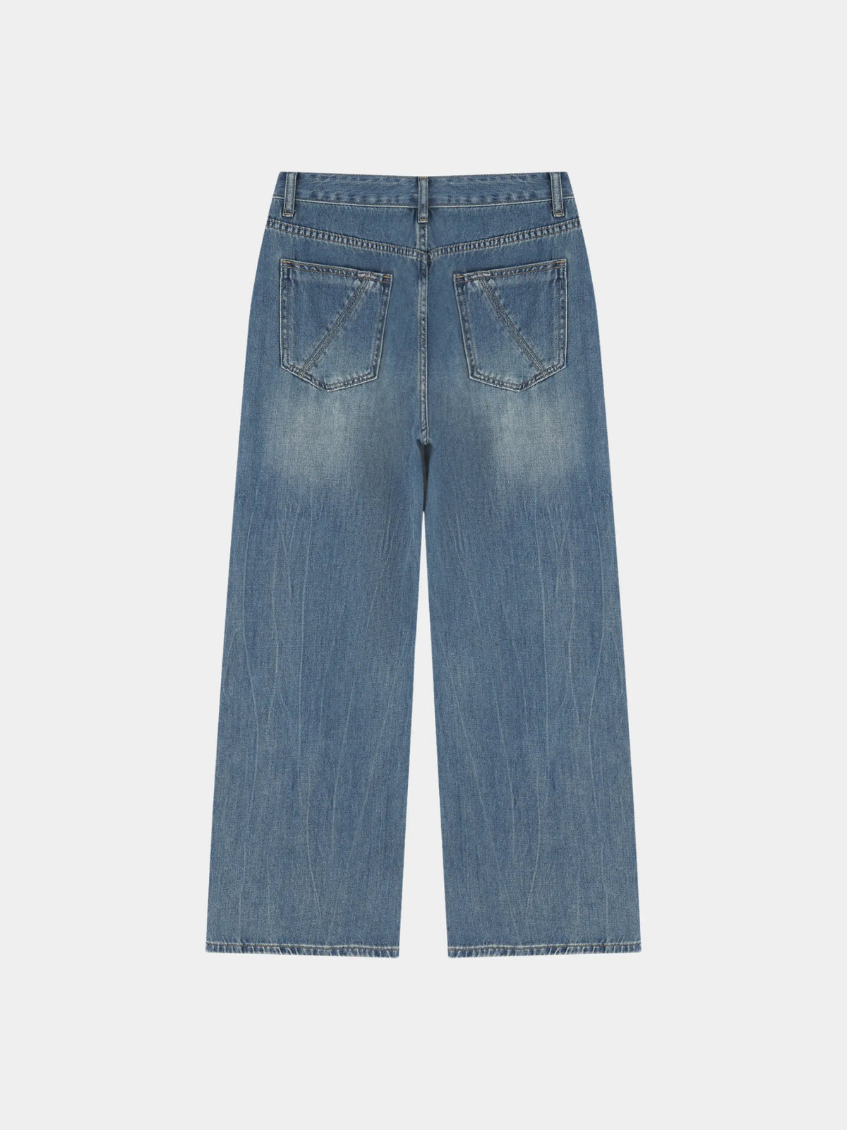 Women’s Vintage Wash Wide Leg Jeans