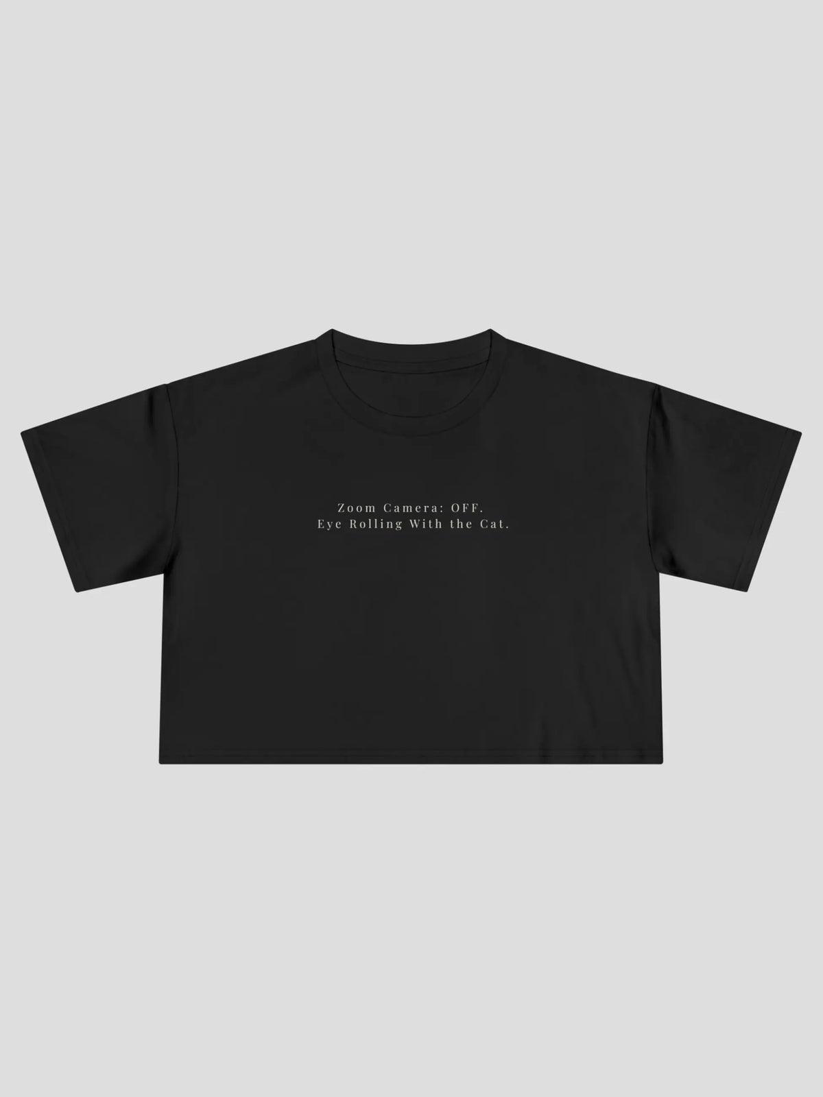 Zoom Camera Cropped Tee