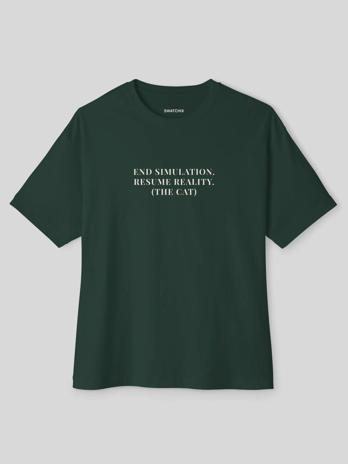 End Simulation Oversized Tee
