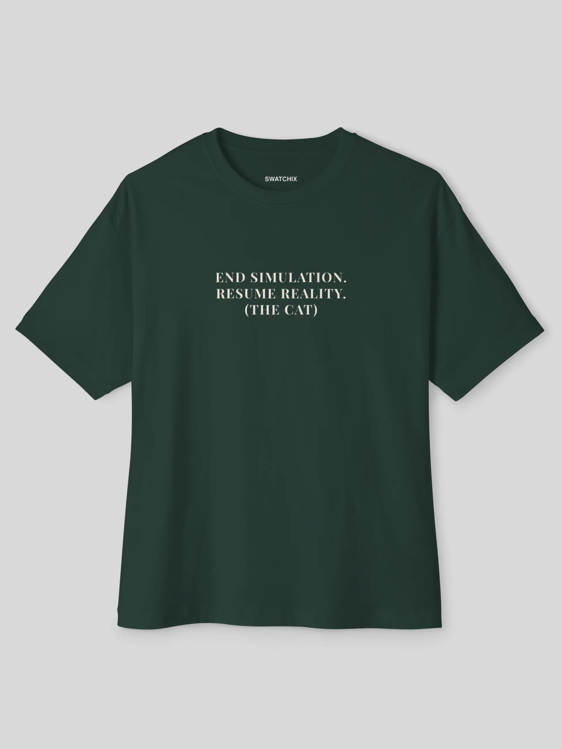 End Simulation Oversized Tee