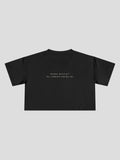 Work Bestie Cropped Tee