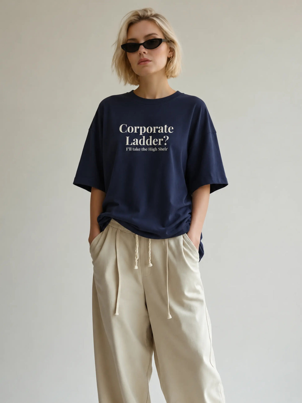 Corporate Ladder Oversized Tee