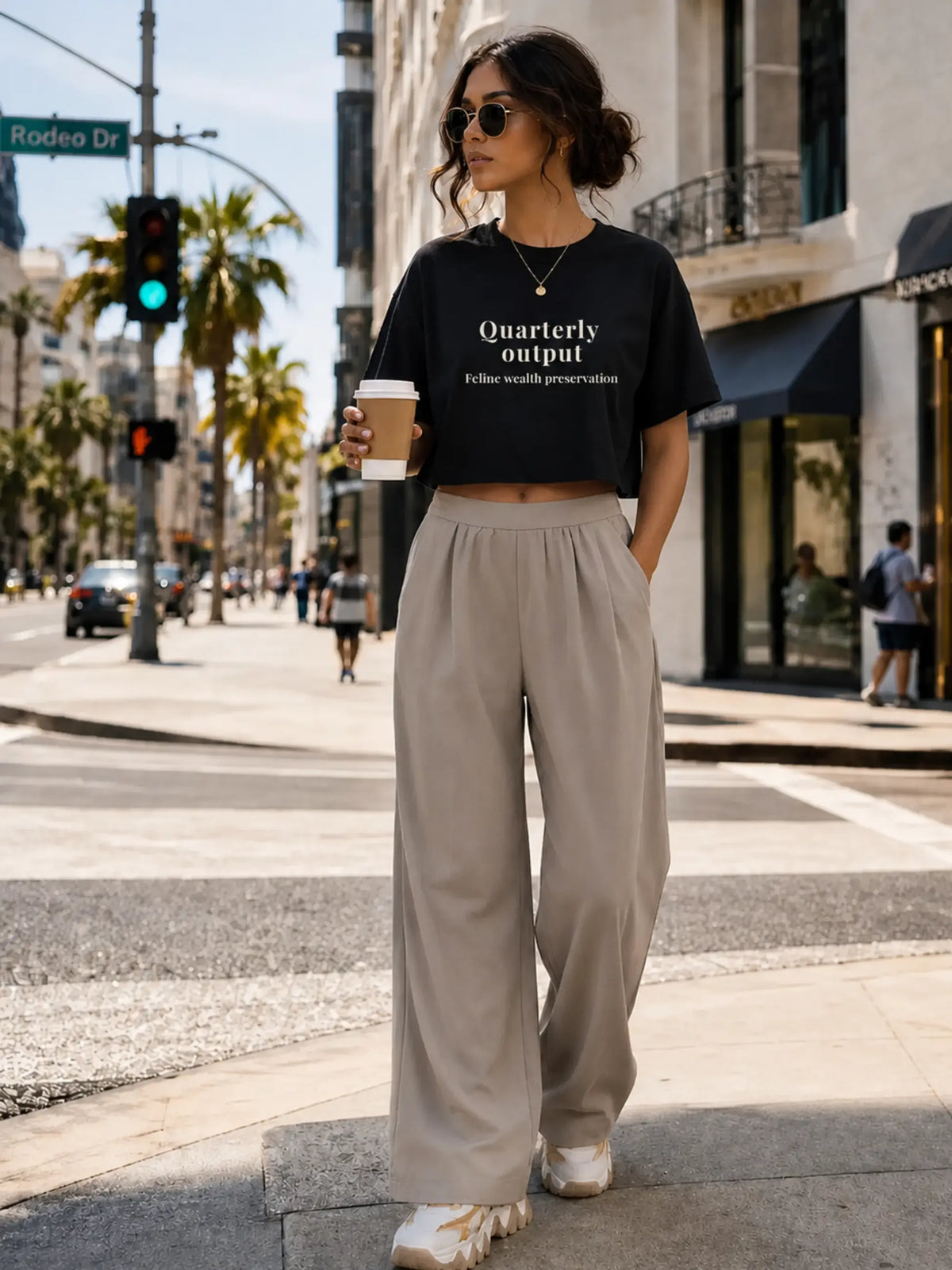 Quarterly Output Cropped Tee