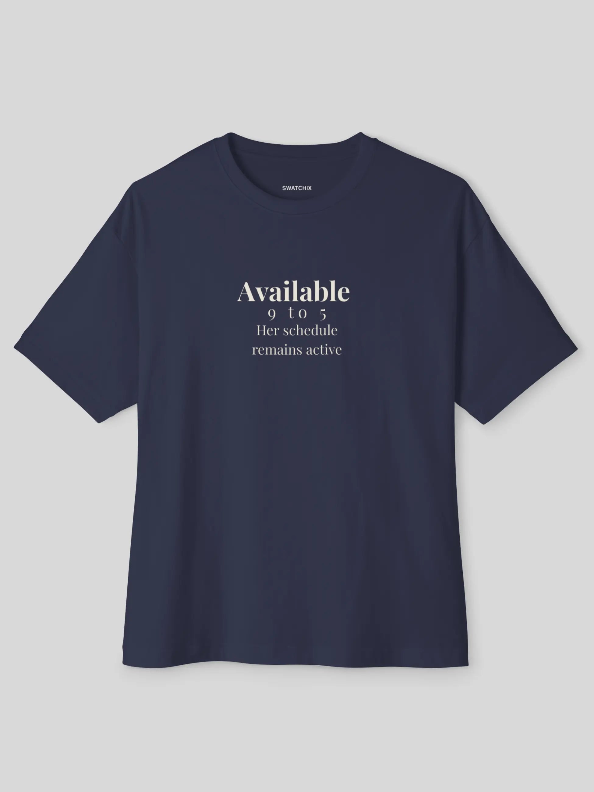 Available 9 to 5 Oversized Tee