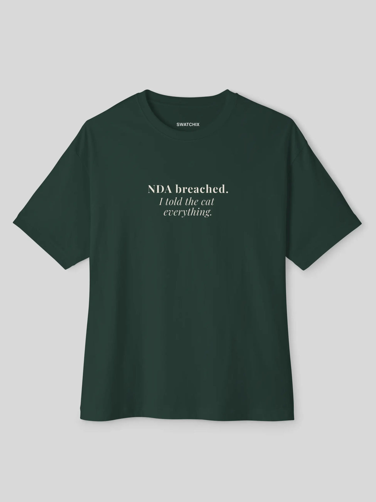 NDA Breached Oversized Tee