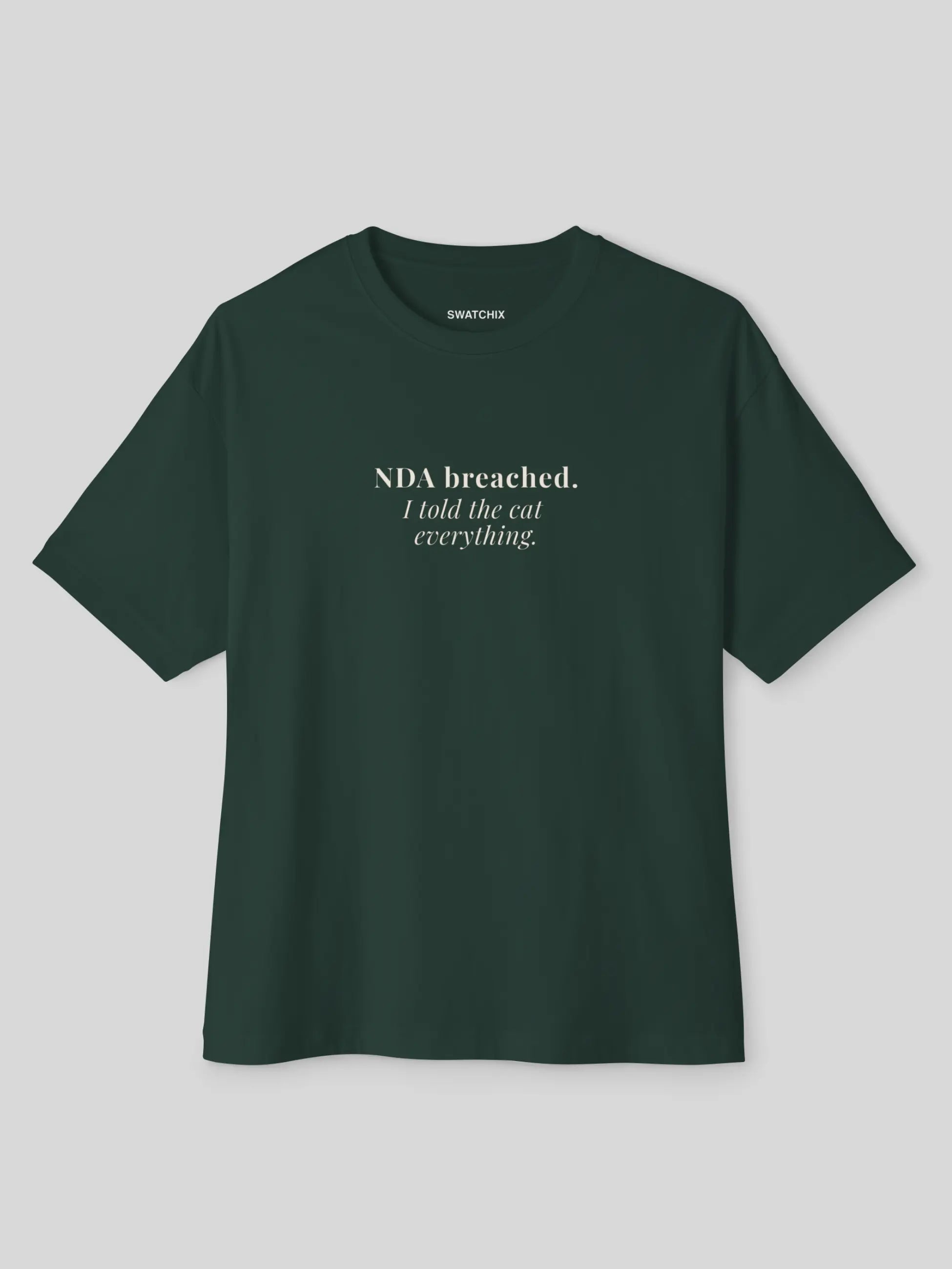 NDA Breached Oversized Tee