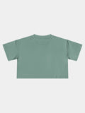 Crop Tee In Sage