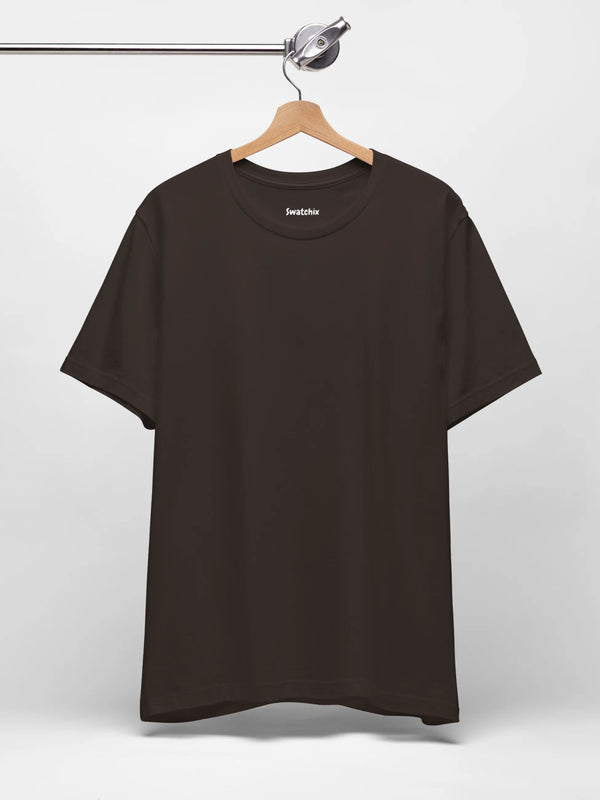 Crewneck Tee In Brown