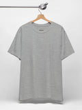 Crewneck Tee In Heather Grey