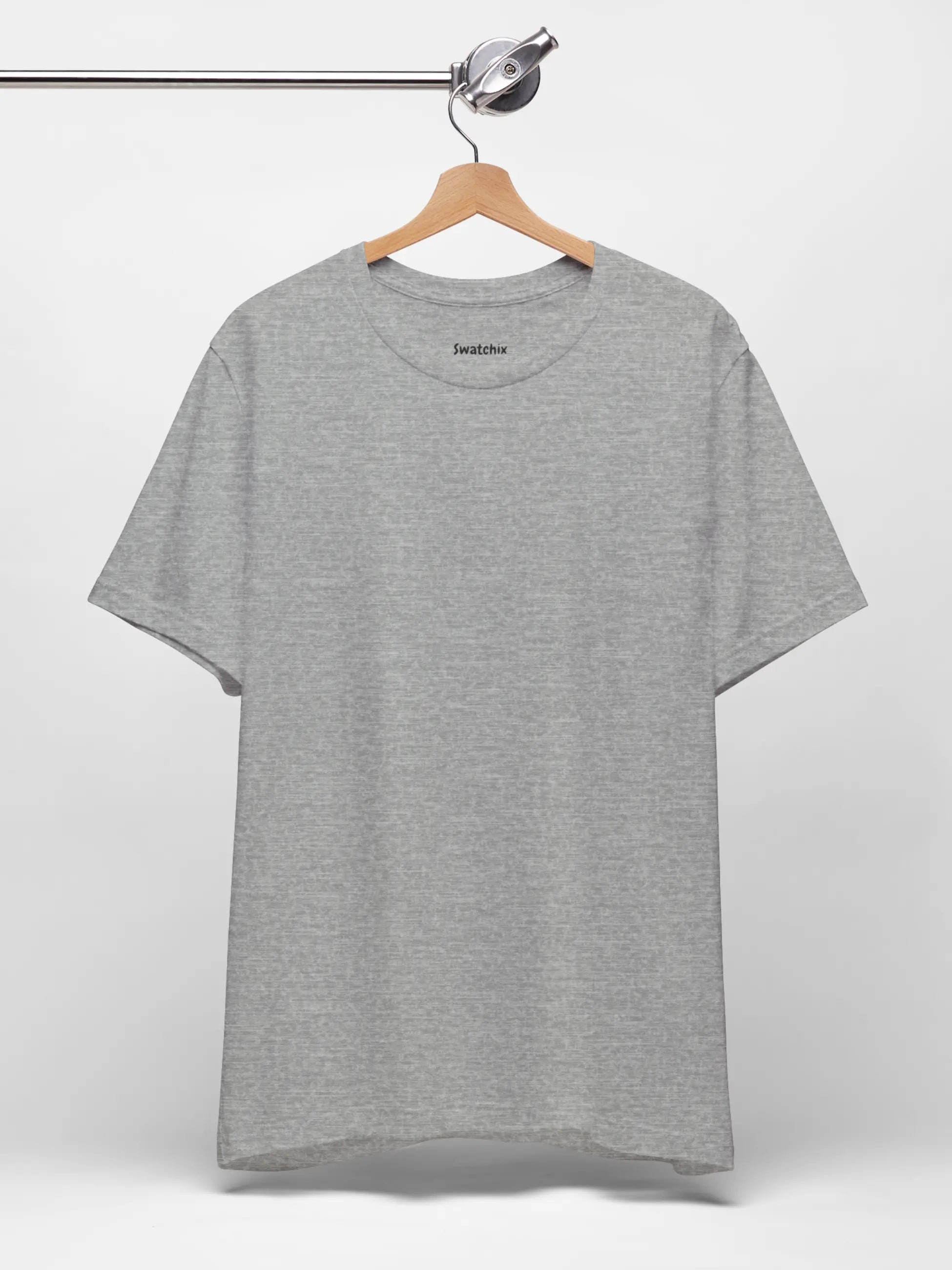 Crewneck Tee In Heather Grey