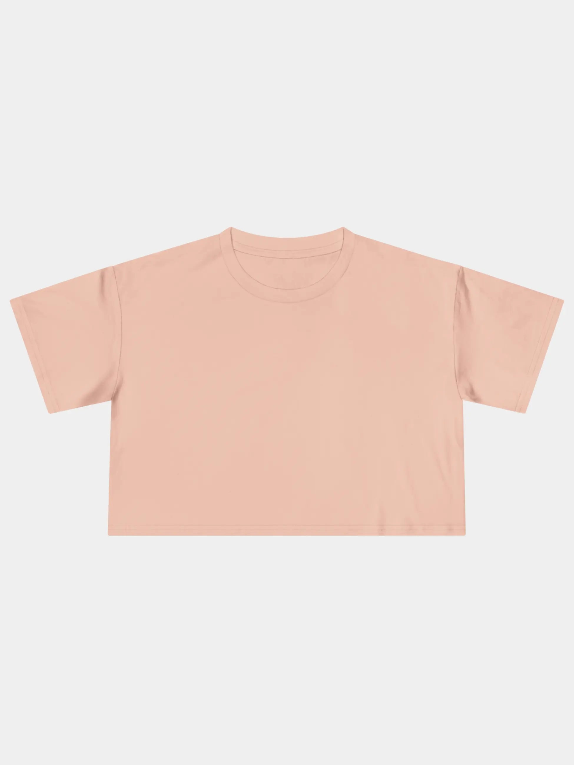 Crop Tee In Pale Pink