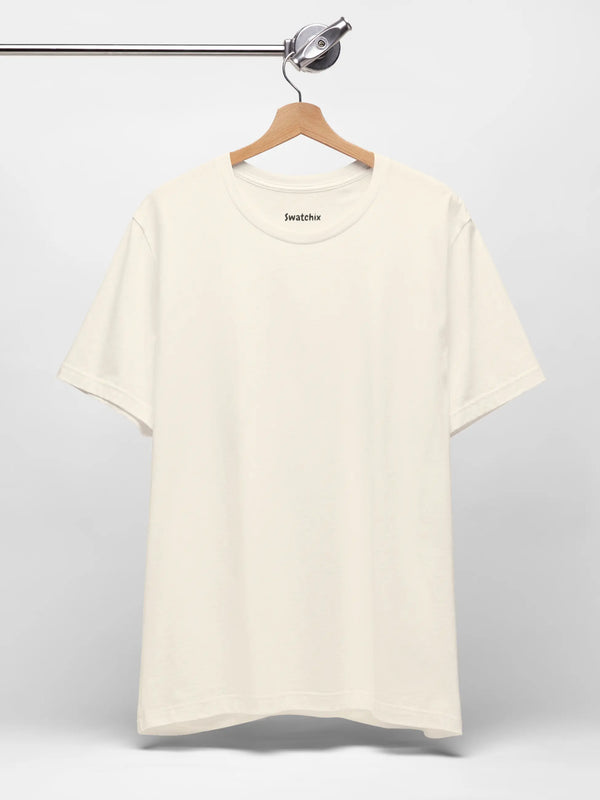 Crewneck Tee In Natural