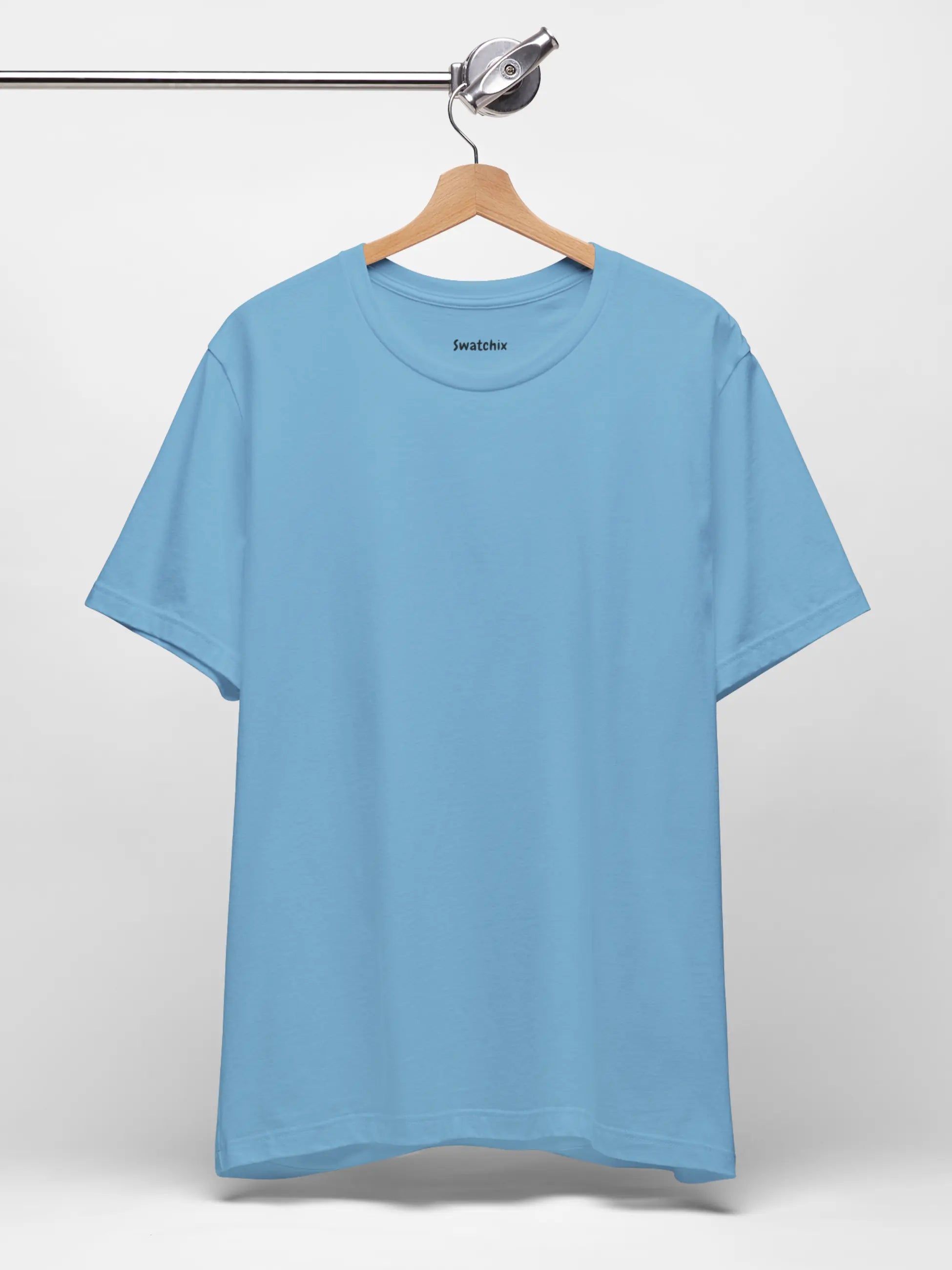 Crewneck Tee In Ocean Blue