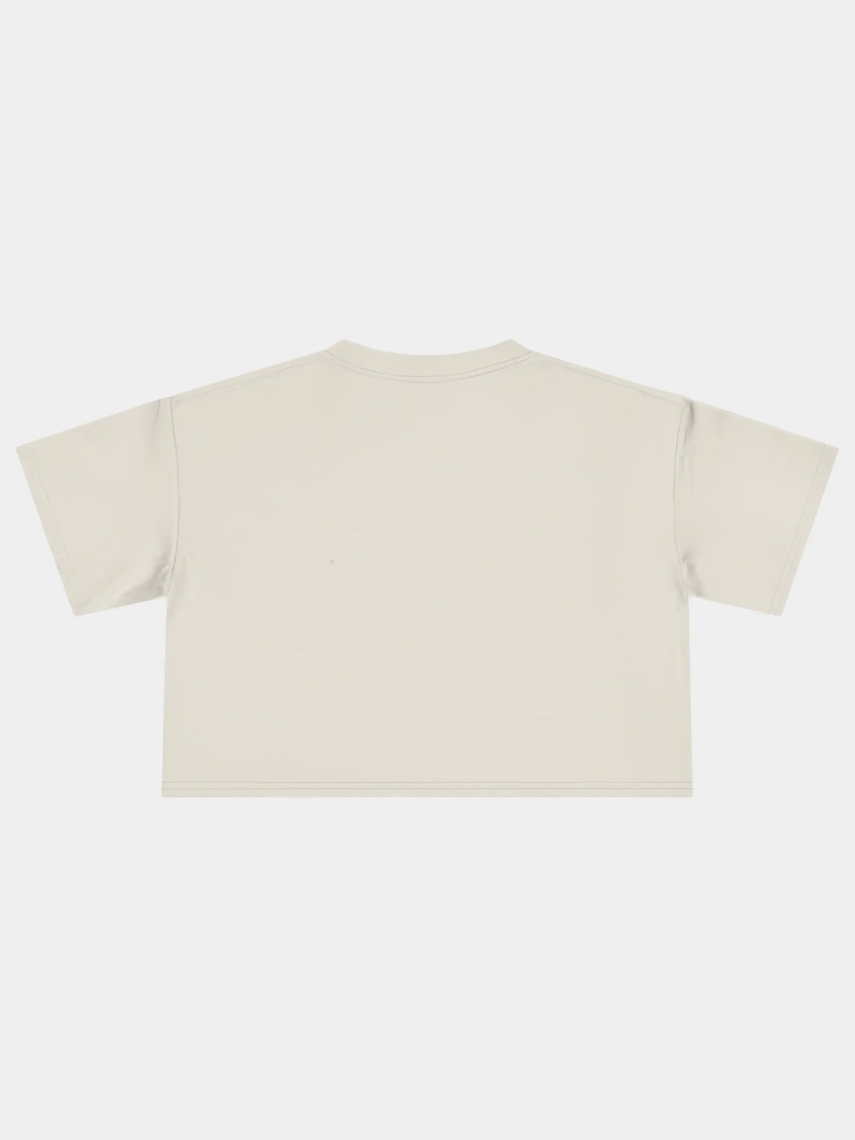 Crop Tee In Ecru