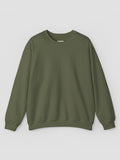 Crewneck Sweatshirt In Military Green