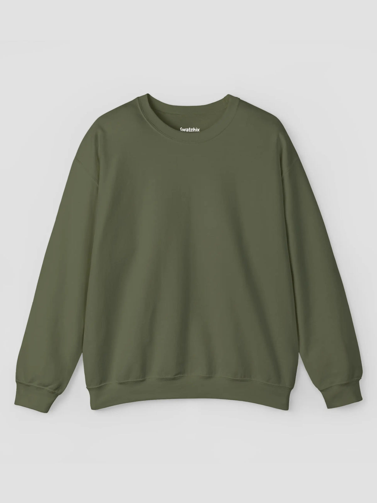 Crewneck Sweatshirt In Military Green