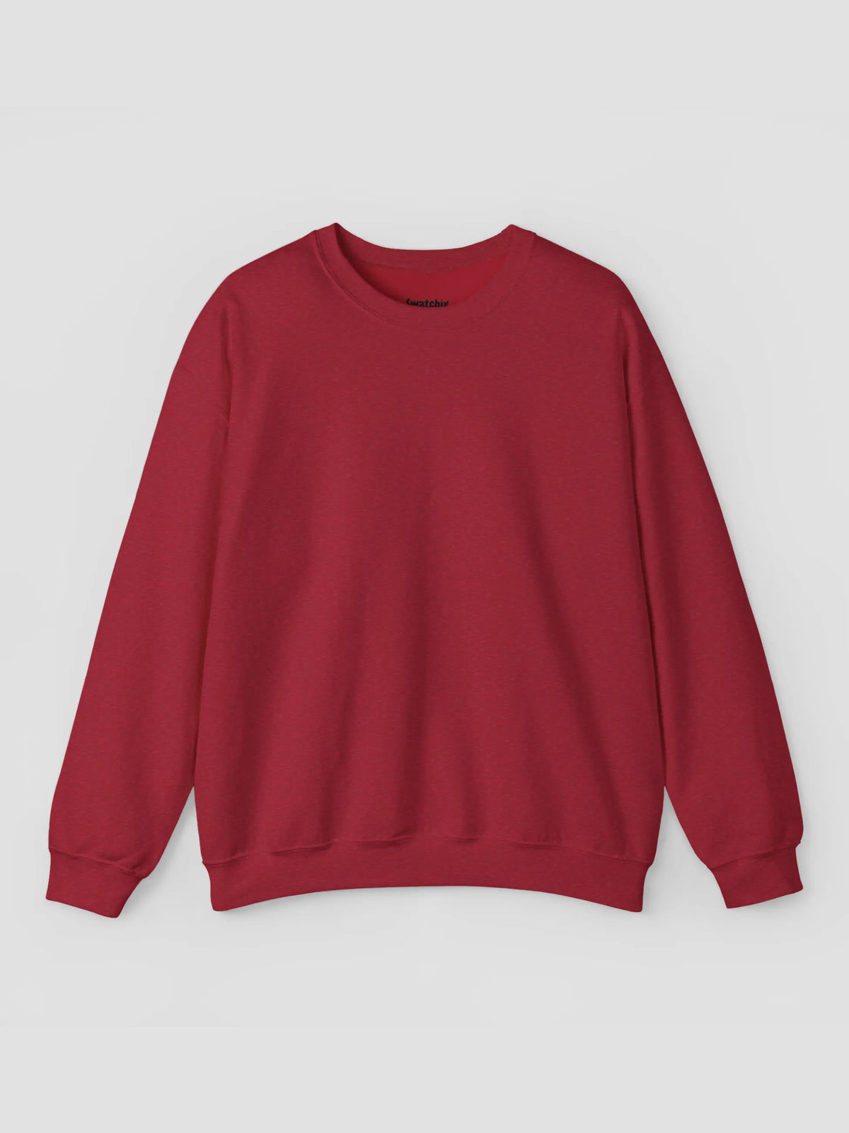 Crewneck Sweatshirt In Antique Cherry Red