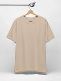 Crewneck Tee In Tan