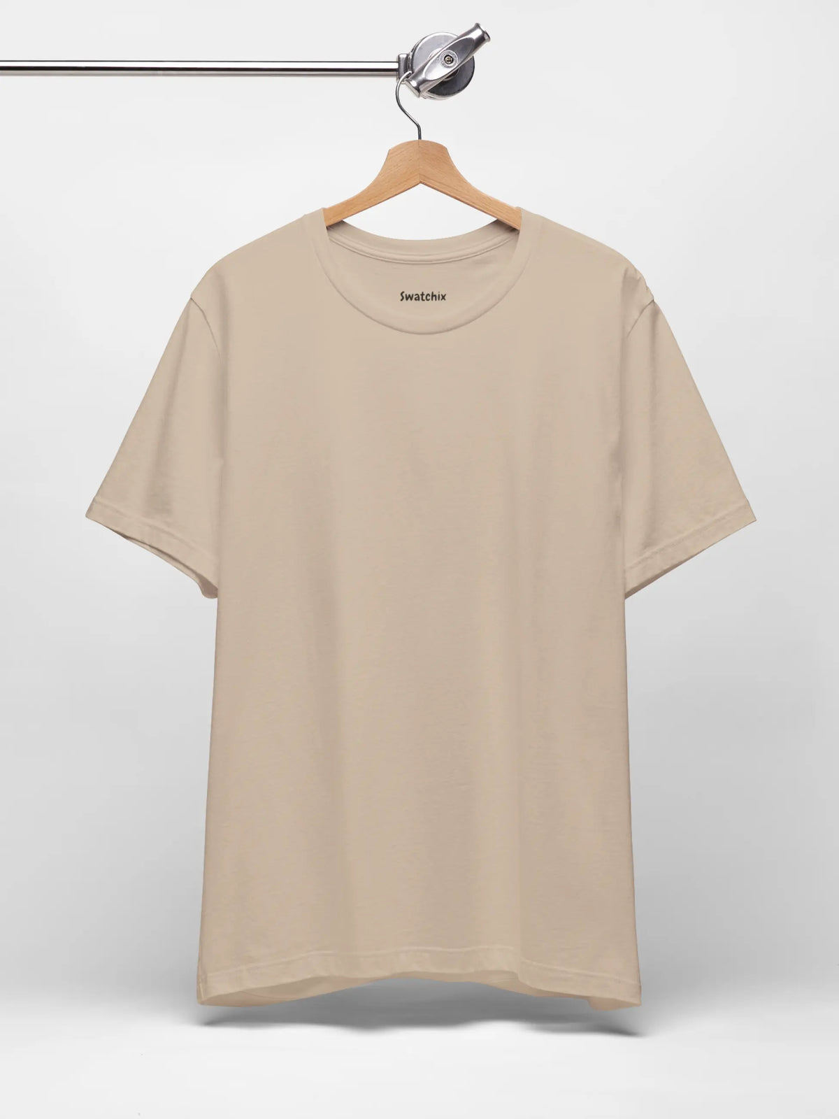 Crewneck Tee In Tan