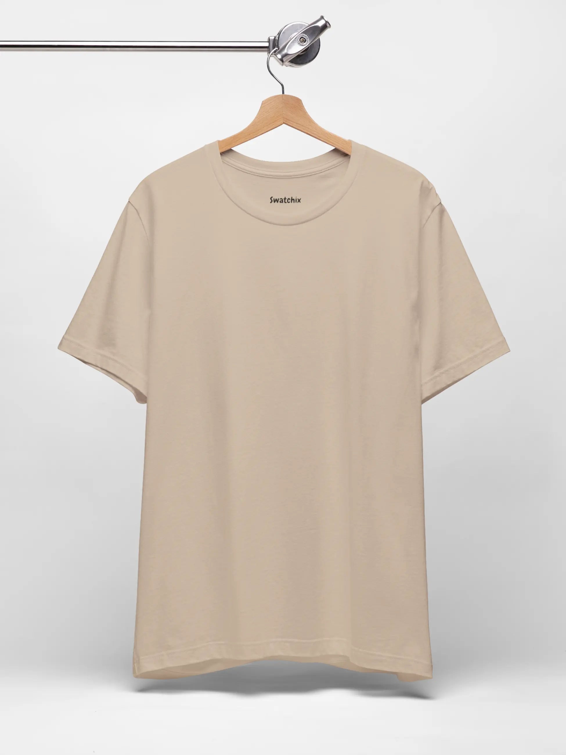 Crewneck Tee In Tan