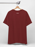 Crewneck Tee In Cardinal