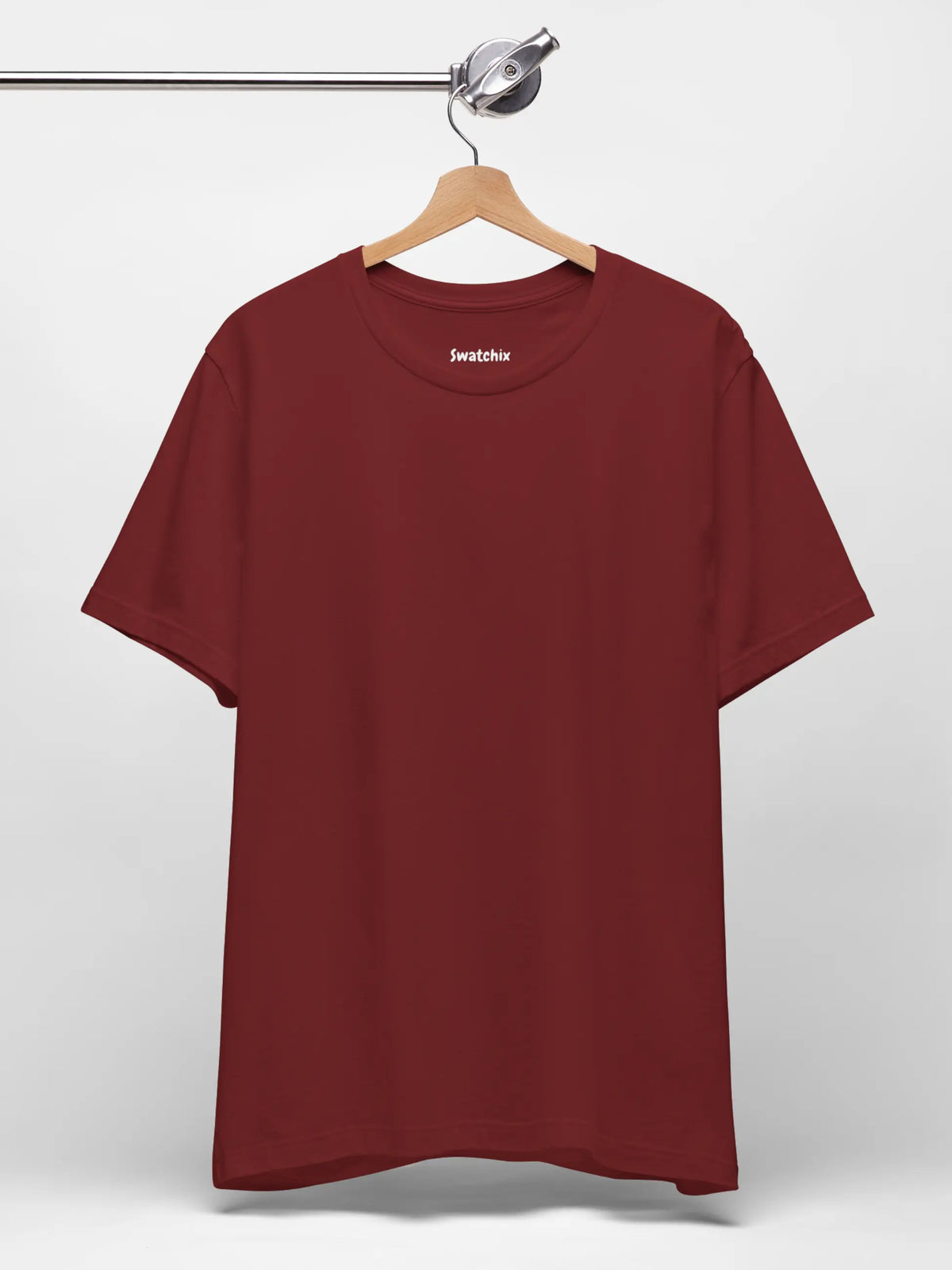 Crewneck Tee In Cardinal