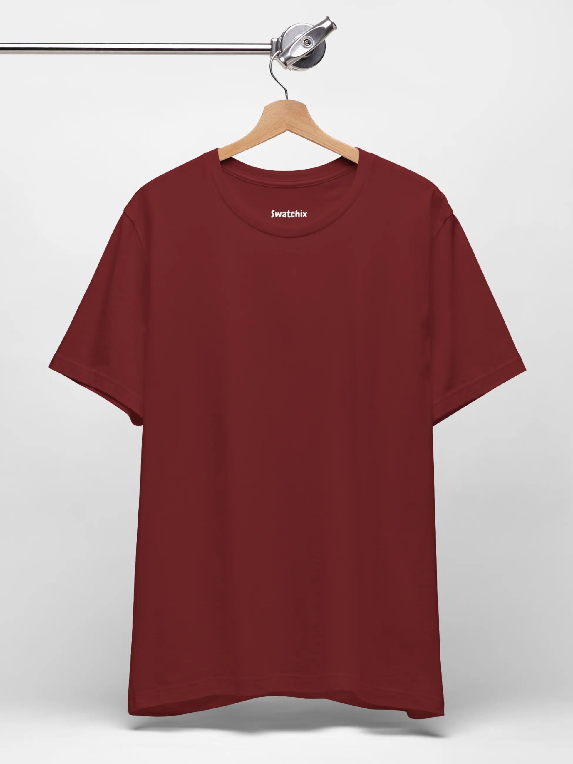 Crewneck Tee In Cardinal