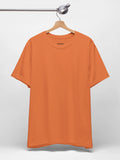 Crewneck Tee In Burnt Orange