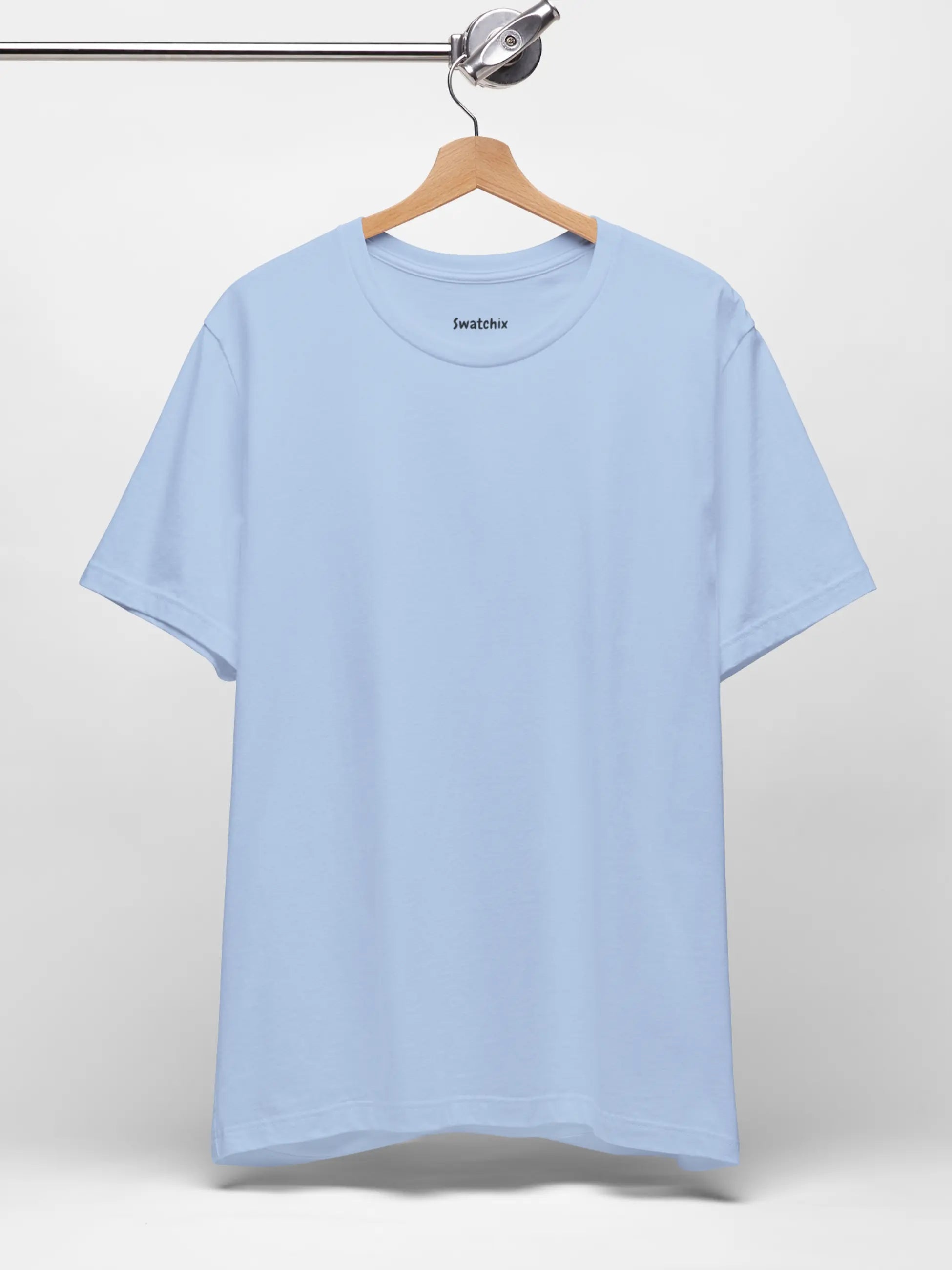 Crewneck Tee In Baby Blue