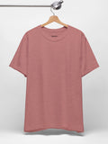 Crewneck Tee In Heather Mauve