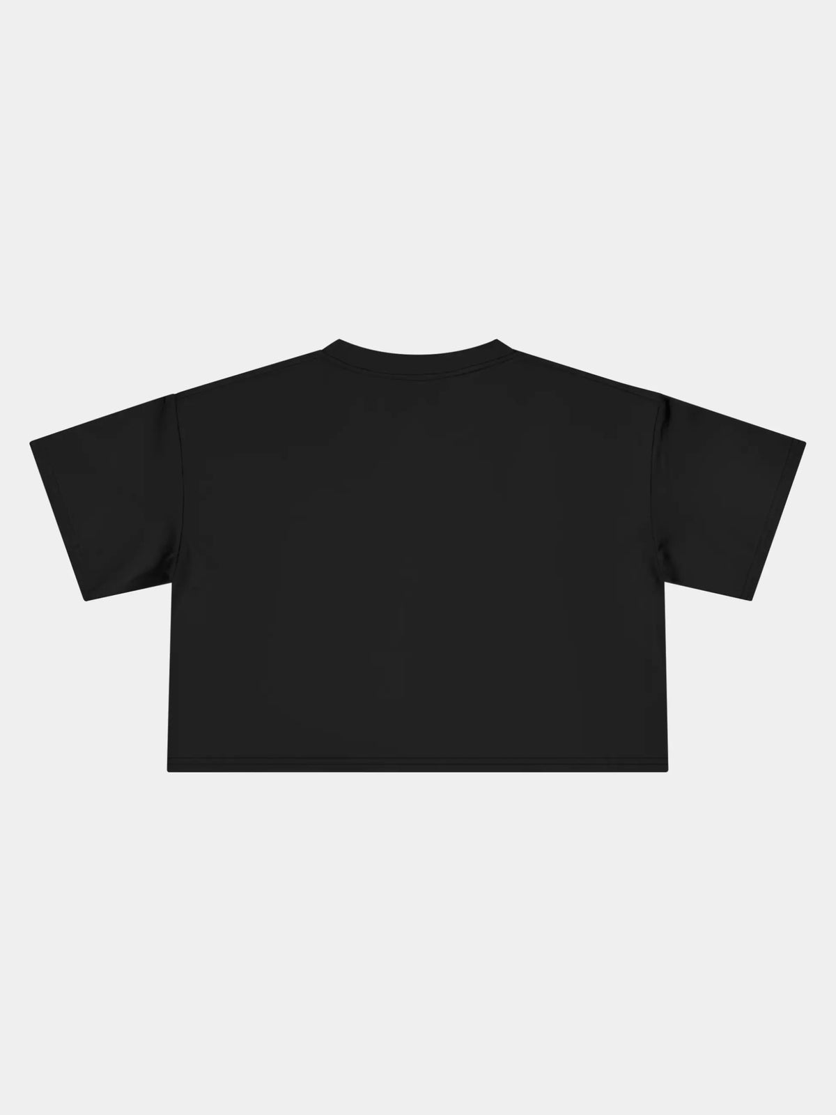 Crop Tee In Black