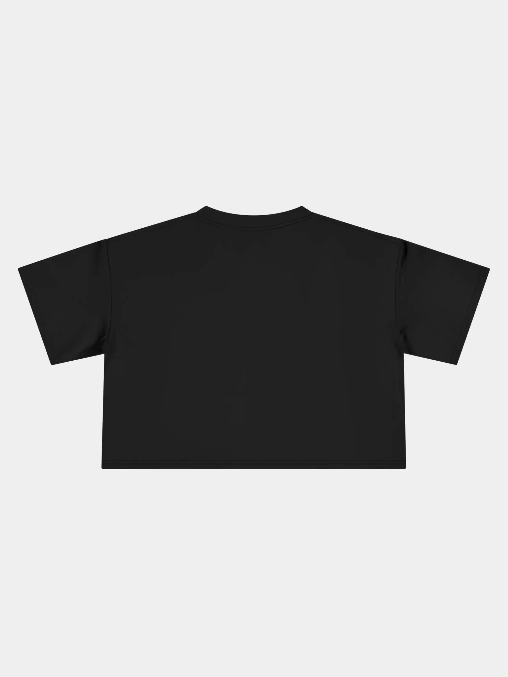 Crop Tee In Black
