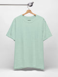 Crewneck Tee In Heather Prism Mint