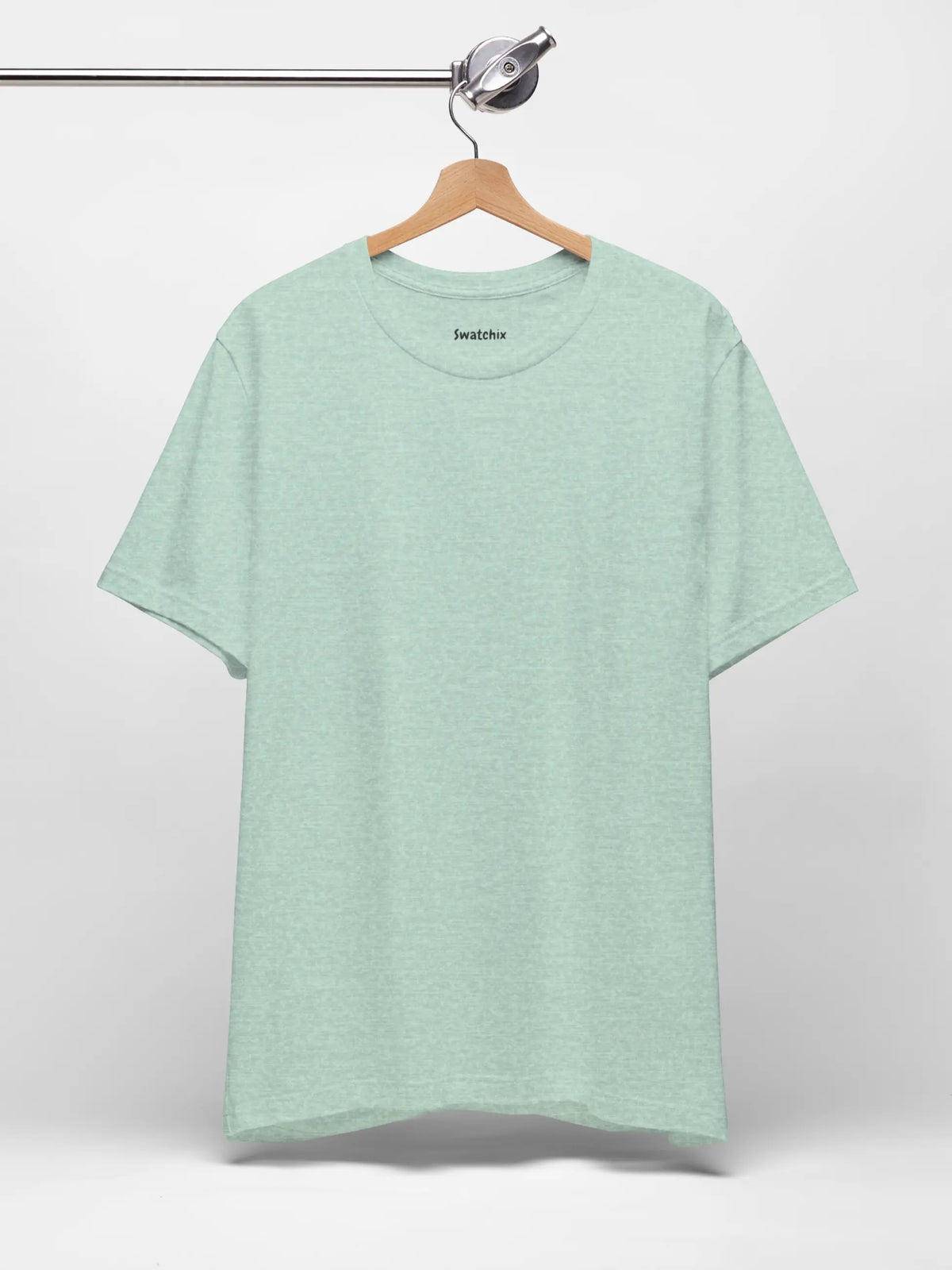 Crewneck Tee In Heather Prism Mint